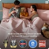 image:imageBedsure Queen Sheet Set Rayon Derived from Bamboo Cooling Sheets PureWoven Breathable amp Soft Deep Pocket Up to 16 Inches Hotel Luxury Silky Bedding for Hot Sleepers Coffee11  Pink