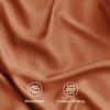 image:imageBedsure Queen Sheet Set Rayon Derived from Bamboo Cooling Sheets PureWoven Breathable amp Soft Deep Pocket Up to 16 Inches Hotel Luxury Silky Bedding for Hot Sleepers Coffee19  Burnt Orange