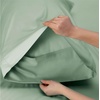 image:imageBedsure Queen Sheet Set Rayon Derived from Bamboo Cooling Sheets PureWoven Breathable amp Soft Deep Pocket Up to 16 Inches Hotel Luxury Silky Bedding for Hot Sleepers Coffee10  Sage Green
