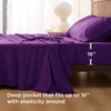 image:imageBedsure Queen Sheet Set Rayon Derived from Bamboo Cooling Sheets PureWoven Breathable amp Soft Deep Pocket Up to 16 Inches Hotel Luxury Silky Bedding for Hot Sleepers Coffee14  Plum