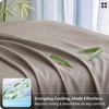 image:imageBedsure Queen Sheet Set Rayon Derived from Bamboo Cooling Sheets PureWoven Breathable amp Soft Deep Pocket Up to 16 Inches Hotel Luxury Silky Bedding for Hot Sleepers Coffee17  Simply Taupe