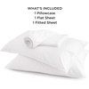 image:imageBedsure Queen Sheet Set Rayon Derived from Bamboo Cooling Sheets PureWoven Breathable amp Soft Deep Pocket Up to 16 Inches Hotel Luxury Silky Bedding for Hot Sleepers Coffee02  White