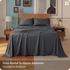 image:imageBedsure Queen Sheet Set Rayon Derived from Bamboo Cooling Sheets PureWoven Breathable amp Soft Deep Pocket Up to 16 Inches Hotel Luxury Silky Bedding for Hot Sleepers Coffee27  Charcoal