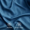 image:imageBedsure Queen Sheet Set Rayon Derived from Bamboo Cooling Sheets PureWoven Breathable amp Soft Deep Pocket Up to 16 Inches Hotel Luxury Silky Bedding for Hot Sleepers Coffee06  Teal