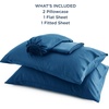 image:imageBedsure Queen Sheet Set Rayon Derived from Bamboo Cooling Sheets PureWoven Breathable amp Soft Deep Pocket Up to 16 Inches Hotel Luxury Silky Bedding for Hot Sleepers Coffee06  Teal