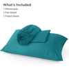 image:imageBedsure Queen Sheet Set Rayon Derived from Bamboo Cooling Sheets PureWoven Breathable amp Soft Deep Pocket Up to 16 Inches Hotel Luxury Silky Bedding for Hot Sleepers Coffee18  Turquoise