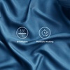 image:imageBedsure Queen Sheet Set Rayon Derived from Bamboo Cooling Sheets PureWoven Breathable amp Soft Deep Pocket Up to 16 Inches Hotel Luxury Silky Bedding for Hot Sleepers Coffee06  Teal