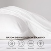 image:imageBedsure Queen Sheet Set Rayon Derived from Bamboo Cooling Sheets PureWoven Breathable amp Soft Deep Pocket Up to 16 Inches Hotel Luxury Silky Bedding for Hot Sleepers Coffee02  White