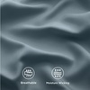 image:imageBedsure Queen Sheet Set Rayon Derived from Bamboo Cooling Sheets PureWoven Breathable amp Soft Deep Pocket Up to 16 Inches Hotel Luxury Silky Bedding for Hot Sleepers Coffee05  Dusty Blue