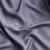 image:imageBedsure Queen Sheet Set Rayon Derived from Bamboo Cooling Sheets PureWoven Breathable amp Soft Deep Pocket Up to 16 Inches Hotel Luxury Silky Bedding for Hot Sleepers Coffee01  Dark Grey