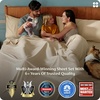 image:imageBedsure Queen Sheet Set Rayon Derived from Bamboo Cooling Sheets PureWoven Breathable amp Soft Deep Pocket Up to 16 Inches Hotel Luxury Silky Bedding for Hot Sleepers Coffee12  Light Beige