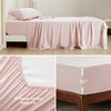 image:imageBedsure Queen Sheet Set Rayon Derived from Bamboo Cooling Sheets PureWoven Breathable amp Soft Deep Pocket Up to 16 Inches Hotel Luxury Silky Bedding for Hot Sleepers Coffee11  Pink