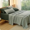 05 - Gingham Olive Green