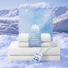 image:imageBedsure Cooling Sheets for Hot Sleepers Silver Infused Bed Sheets QMaxgt046 Luxury Soft amp Silky Smooth King Size Sheets Set Deep Pocket Up to 16 Inches 4 Pieces LinenWhite