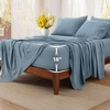 image:imageBedsure Deep Pocket Twin Sheets  4 Piece Prewashed UltraSoft Twin Sheets Set Fits Mattresses Up to 18 Inches Thick Breathable amp Secure Fit Hotel Luxury Bedding LinenDusty Blue