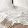 image:imageBedsure Linen Sheets California King Size  Cotton Linen Blend Bed Sheets Anti  Pilling UltraSoft amp Breathable 16 Deep Pocket PureWoven Natural Texture Improves with Use 4 Pieces02  Pure White