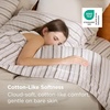 image:imageBedsure Striped Sheets Queen SizeFits Mattresses Up to 16 Deep4 Piece Breathable Bed Sheets Imitation Cotton Textured Jacquard Dobby Stripe Bedsheet amp Pillowcases for KidsWomenMenBeigeStriped  Beige