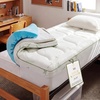 image:imageBedsure 2in1 Mattress Topper 5 Inch King Size Memory Foam Mattress Topper 3 Inch Memory Foam  2 Inch Viscose Made from Bamboo Mattress Topper Pad Flippable Memory Foam with Dual Comfort WhiteWhite