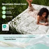 image:imageBedsure 2in1 Mattress Topper 5 Inch King Size Memory Foam Mattress Topper 3 Inch Memory Foam  2 Inch Viscose Made from Bamboo Mattress Topper Pad Flippable Memory Foam with Dual Comfort WhiteWhite