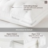 image:imageBedsure Adjustable Pillow Queen Size for Back Stomach Side Sleepers CertiPURUS Memory Foam amp Down Alternative DualFill100 Cotton Cover PureWoven 3557 Inches Custom Height 26x171 PackWhite
