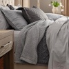 image:imageBedsure Bundle of Satin Pillowcase 20x30 amp 1 Sherpa Cable Blanket 50x60