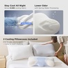 image:imageBedsure Cervical Neck Pillow  Memory Foam Pillows for Ergonomic Orthopedic Pillow for Neck Pain Relief Double  Sided Design Shape Gently Cradles Head amp Provides for Side amp Back Sleepers