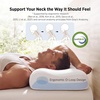image:imageBedsure Cervical Neck Pillow  Memory Foam Pillows for Ergonomic Orthopedic Pillow for Neck Pain Relief Double  Sided Design Shape Gently Cradles Head amp Provides for Side amp Back Sleepers