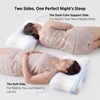 image:imageBedsure Cervical Neck Pillow  Memory Foam Pillows for Ergonomic Orthopedic Pillow for Neck Pain Relief Double  Sided Design Shape Gently Cradles Head amp Provides for Side amp Back Sleepers