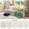 image:imageBedsure Fleece Blanket amp Pillow Covers Off White