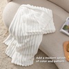 image:imageBedsure Fleece Blanket amp Pillow Covers Off White
