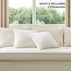 image:imageBedsure Fleece Blanket amp Throw Pillow Covers Off White