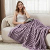 image:imageBedsure Light Purple Fleece Blanket amp Throw Pillow Covers Light Purple