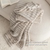 image:imageBedsure Linen Fleece Blanket amp Throw Pillow Covers Line