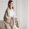 image:imageBedsure Linen Fleece Blanket amp Throw Pillow Covers Line