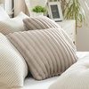 image:imageBedsure Linen Fleece Blanket amp Throw Pillow Covers Line