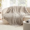 image:imageBedsure Linen Fleece Blanket amp Throw Pillow Covers Line