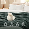 image:imageBedsure Mallard Green Fleece Blanket amp Throw Pillow Covers Sage Green