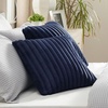 image:imageBedsure Navy Blue Fleece Blanket amp Throw Pillow Covers Navy Blue