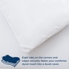 image:imageBedsure Queen Comforter amp Throw Pillow Covers 18x18 Inch Pack of 2 Green