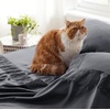 image:imageBedsure Queen Sheets Grey amp Throw Pillow Covers 18x18 Inch Pack of 2 Green