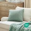 image:imageBedsure Reseda Fleece Blanket amp Throw Pillow Covers Sage Green