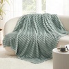 image:imageBedsure Sage Green Fleece Blanket amp Throw Pillow Covers Sage Green