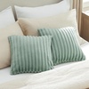 image:imageBedsure Sage Green Fleece Blanket amp Throw Pillow Covers Sage Green