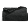 image:imageBedsure Satin Pillowcase for Hair and Skin Queen Silver Grey amp Fleece Throw Blanket for Sofa and Bed Black