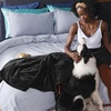 image:imageBedsure Satin Pillowcase for Hair and Skin Queen Silver Grey amp Fleece Throw Blanket for Sofa and Bed Black