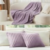 image:imageBedsure Light Purple Fleece Blanket amp Throw Pillow Covers Light Purple