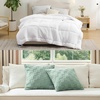 image:imageBedsure Queen Comforter amp Throw Pillow Covers 18x18 Inch Pack of 2 Green