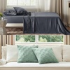 image:imageBedsure Queen Sheets Grey amp Throw Pillow Covers 18x18 Inch Pack of 2 Green