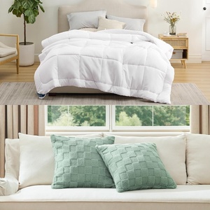 image:imageBedsure Queen Comforter amp Throw Pillow Covers 18x18 Inch Pack of 2 Green