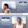 image:imageBedsure Cervical Neck Pillow  Firm Ergonomic Contour Pillow for Sleeping Memory Foam Neck Support Pillow for Side amp Back Sleepers Orthopedic Design for Lasting Support amp Alignment